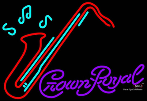 Crown Royal Saxophone Neon Sign   