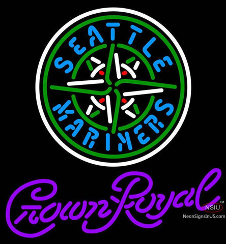 Crown Royal Seattle Mariners MLB Neon Sign  7 