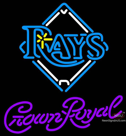 Crown Royal Tampa Bay Rays MLB Neon Sign   