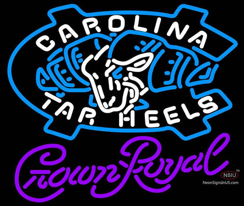 Crown Royal Unc North Carolina Tar Heels MLB Neon Sign  7