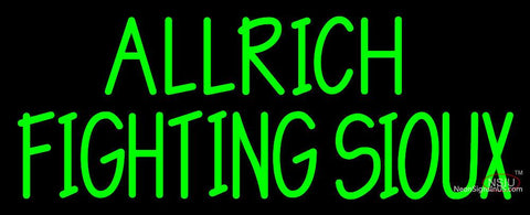Custom Allrich Fighting Sioux Neon Sign