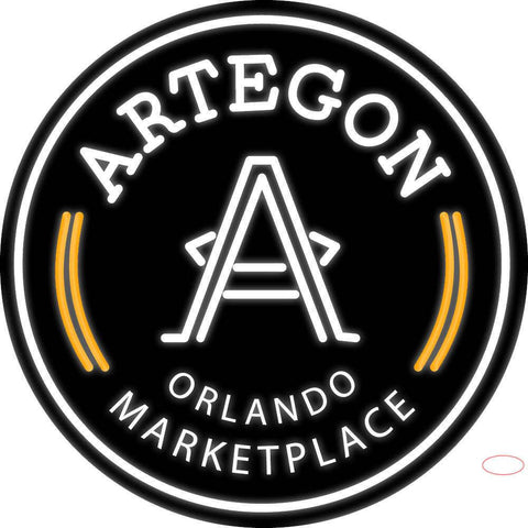 Custom Artegon Logo Real Neon Glass Tube Neon Sign 