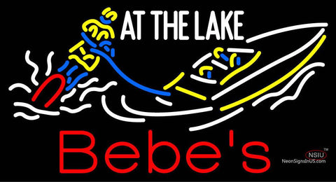 Custom At The Lake Bebes Neon Sign  