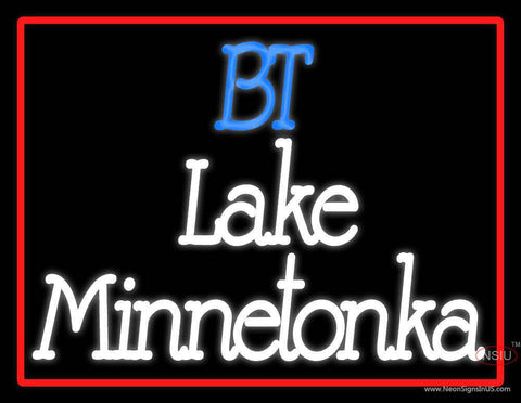 Custom At The Lake Bt Lake Minnetonka Real Neon Glass Tube Neon Sign 