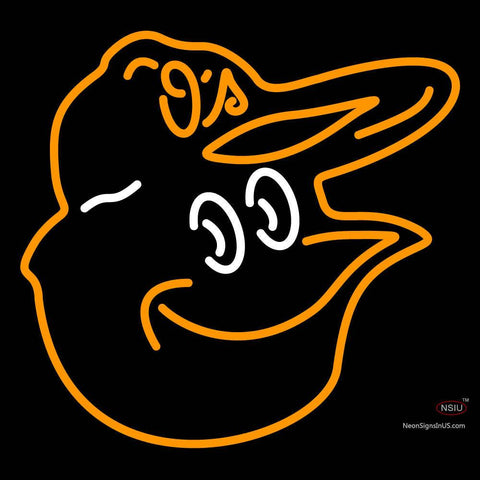 Custom Baltimore Orioles Mlb Logo Neon Sign  