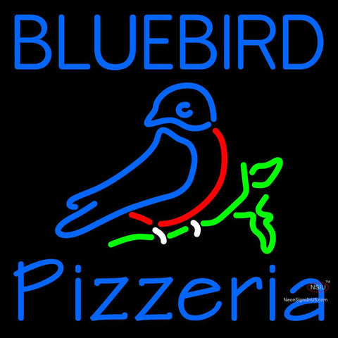 Custom Bluebird Pizzeria Neon Sign 