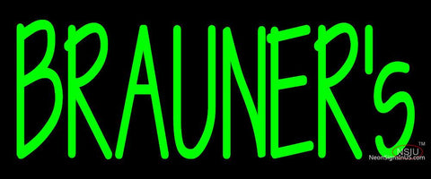 Custom Brauners Logo Neon Sign  