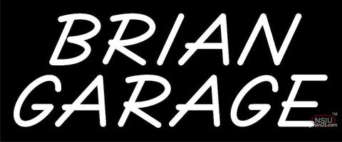 Custom Brian Garage Neon Sign  