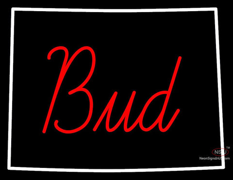 Custom Bud With Colorado Neon Sign  