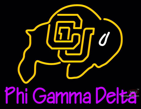 Custom Colorado Buffaloes Phi Gamma Delta Neon Sign  