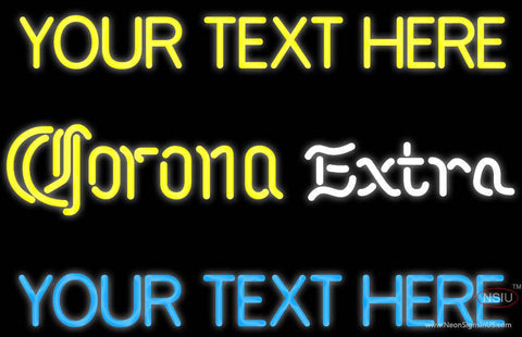 Custom Corona Extra Neon Beer Sign 
