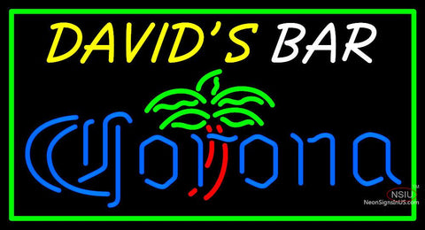 Custom Davids Bar Corona Logo Neon Sign 7 