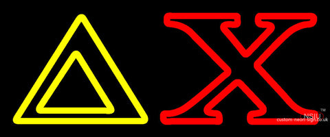 Yellow Delta Red Chi Neon Sign
