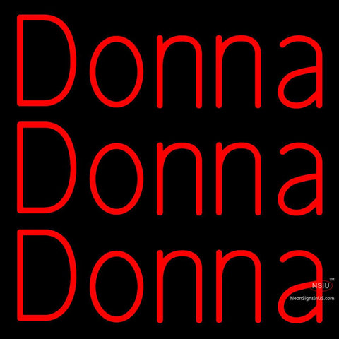 Custom Donna Neon Sign  