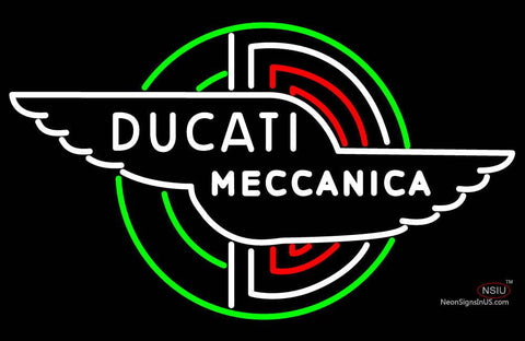 Custom Ducati Meccanica Bologna Neon Sign  