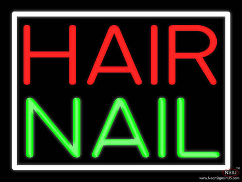 Custom Hair Nail Real Neon Glass Tube Neon Sign 