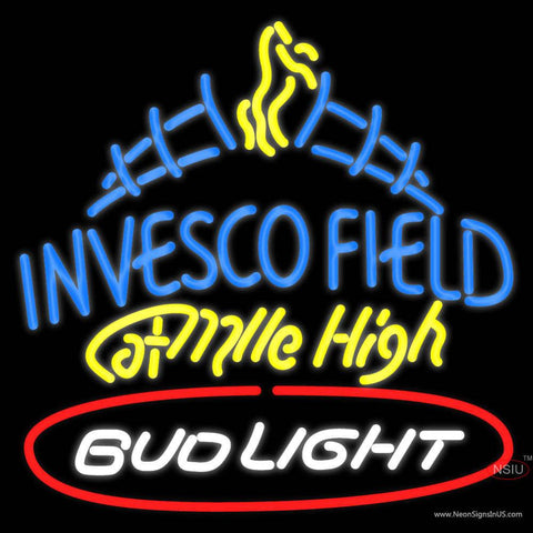 Invescofield Bud Light Real Neon Glass Tube Neon Sign