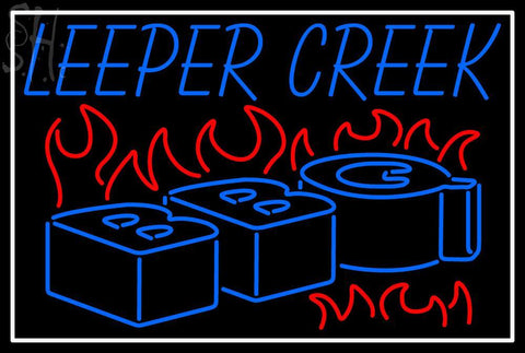 Custom Leeper Creek Bbq Neon Sign  