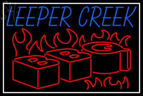 Custom Leeper Creek Bbq Neon Sign 