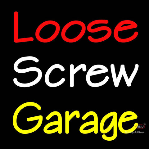 Custom Loose Screw Garage Logo Neon Sign 7 