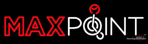 Custom Max Point Logo Neon Sign  