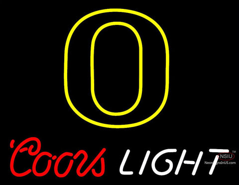 Custom O Coors Light Neon Sign  