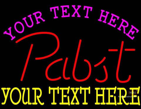 Custom Pabst Neon Beer Sign
