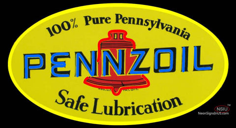 Pennzoil Safe Lubrication Neon Sign 