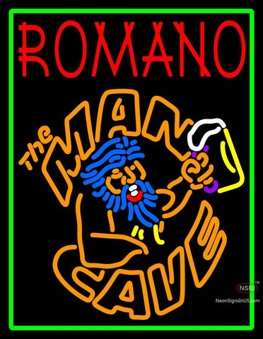 Custom Romano Man Cave Neon Sign  