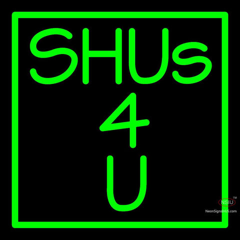 Custom Shus  U Neon Sign  