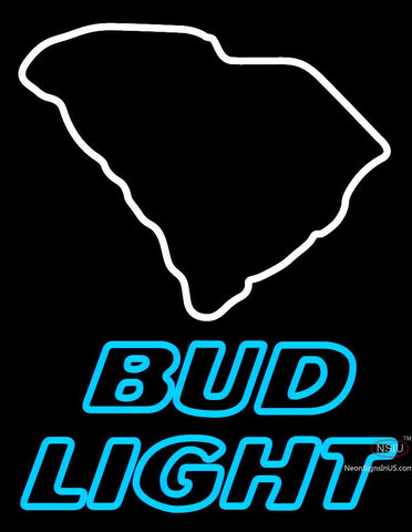 Custom South Carolina Bud Light Logo Neon Sign  