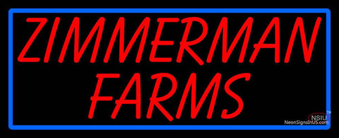 Custom Zimmerman Farms Neon Sign  