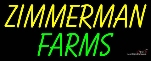 Custom Zimmerman Farms Neon Sign  