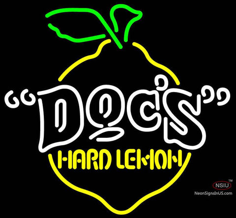 Docs Hard Lemon Neon Sign 
