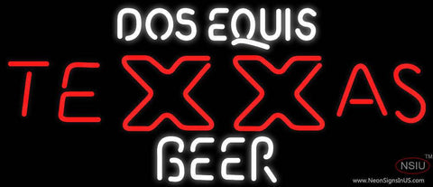 Dos Equis Texas Neon Beer Sign