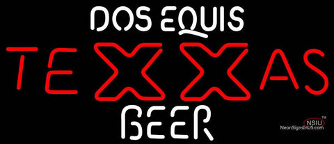 Dos Equis Texas Neon Beer Sign 