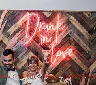 Drunk In Love Wedding Home Deco Neon Sign 