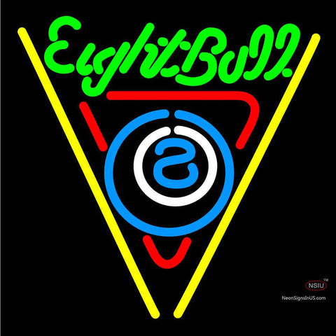 Eightball Billiards Pool Neon Beer Sign x 
