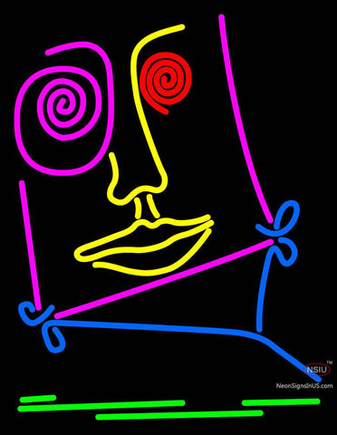 Face Neon Sign 