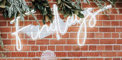 Findlays Wedding Home Deco Neon Sign 