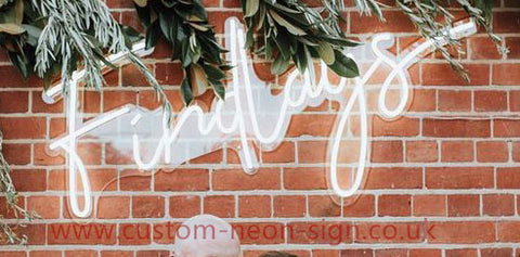 Findlays Wedding Home Deco Neon Sign