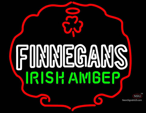 Finnegans Green Logo Neon Sign 