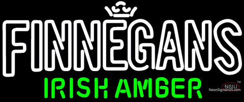 Finnegans Text Neon Sign 