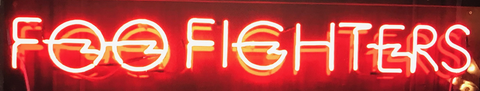Foo Fighters Handmade Art Neon Signs 