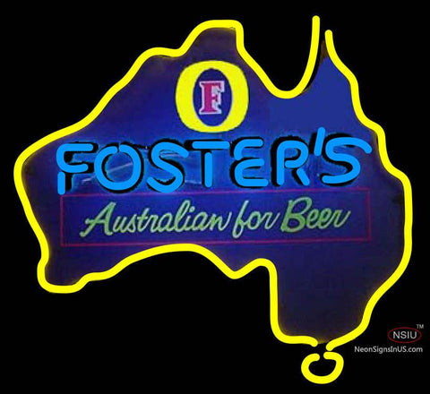 Fosters Australia Neon Beer Sign x 