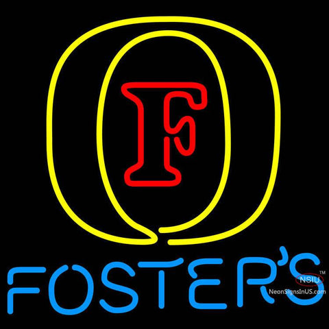 Fosters Initial Neon Beer Sign x