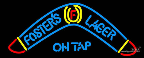 Fosters Lager Boomerang Neon Beer Sign 