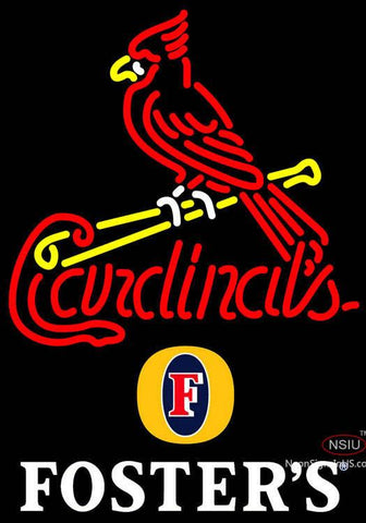 Fosters St Louis Cardinals MLB Neon Sign   