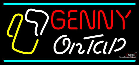 Genny On Tap Neon Beer Sign 