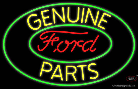 Genuine Parts Ford Real Neon Glass Tube Neon Sign 